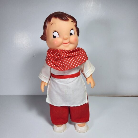 Campbells Soup Kids Doll Boy Vintage 60s Chef Doll 9 3/4" Tall Collectable - Picture 1 of 9